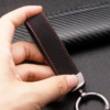 original.png 1 pcs High Quality Alcantara Porsche Keychain