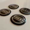 original.png 4 pcs (Set) 56mm - 2.20inch Black Volvo Wheel Center Hub Caps Stickers