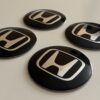 original.jpeg 4 pcs (Set) 56mm - 2.20inch Black Honda Wheel Center Hub Caps Stickers