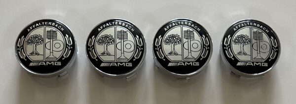 original.jpeg 4 pcs (Set) 60mm - 2.36inch Silver AMG Affalterbach Wheel Center Hub Caps