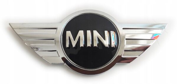 1 pcs Silver 3D Mini Cooper Metal Emblem Sticker for Hood & Trunk