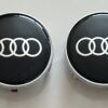 original.jpeg 4 pcs (Set) 68mm - 2.68inch Black Audi Wheel Center Hub Caps without Outer ring