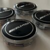 original.jpeg 4 pcs (Set) 60mm - 2.36inch Black AMG Wheel Center Hub Caps