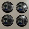 4 pcs (Set) 65mm - 2.56inch AMG Affalterbach Wheel Center Hub Caps Stickers