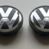 original.jpeg 4 pcs (Set) 70mm - 2.75inch Black Volkswagen Wheel Center Hub Caps for Touareg