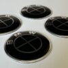 original.jpeg 4 pcs (Set) 56mm - 2.20inch Full Black BMW Wheel Center Hub Caps Stickers