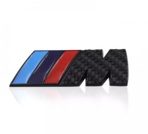 original.png 1 pcs Black Carbon BMW M Performance Emblem Sticker Metal