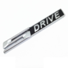 original.png 1 pcs Black & Silver BMW S Drive Emblem Sticker Metal