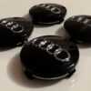 original.jpeg 4 pcs (Set) 60mm - 2.36inch Black Audi Wheel Center Hub Caps (4B0601170)