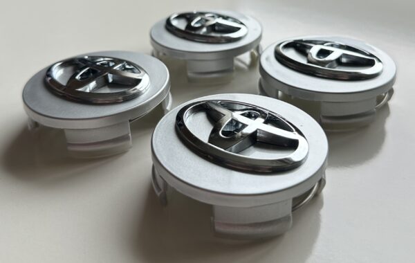 original.jpeg 4 pcs (Set) 62mm - 2.44inch Silver Toyota Wheel Center Hub Caps