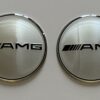 original.jpeg 4 pcs (Set) 65mm - 2.56inch Silver AMG Wheel Center Hub Caps Stickers