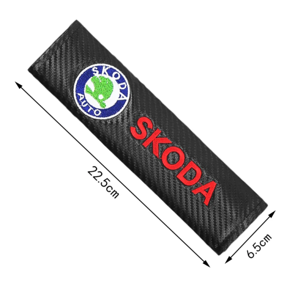 original.png 2 pcs Skoda Car Styling Safety Belt Cover Protection Shoulder Pad Cushion Harness Pad