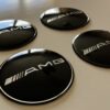 original.jpeg 4 pcs (Set) 65mm - 2.56inch Black AMG Wheel Center Hub Caps Stickers