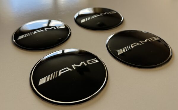 original.jpeg 4 pcs (Set) 65mm - 2.56inch Black AMG Wheel Center Hub Caps Stickers