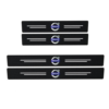 4 pcs Carbon Fiber Car Door Sill Scuff Protector Set for Volvo - Anti-Scratch Strip
