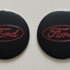 original.jpeg 4 pcs (Set) 56mm - 2.20inch Black & Red Ford Wheel Center Hub Caps Stickers