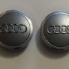 original.jpeg 4 pcs (Set) 69mm - 2.72inch Matte Gray Audi Wheel Center Hub Caps