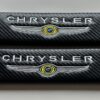 2 pcs Black Chrysler Car Styling Safety Belt Cover Protection Shoulder Pad Cushion Harness Pad