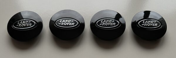 original.jpeg 4 pcs (Set) 63mm - 2.48inch Black Land Rover Wheel Center Hub Caps