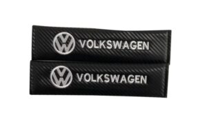 original.jpeg 2 pcs Black & White Volkswagen Car Styling Safety Belt Cover Protection Shoulder Pad Cushion Harness Pad