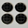 original.jpeg 4 pcs (Set) 56mm - 2.20inch Full Black BMW Wheel Center Hub Caps Stickers
