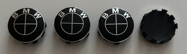 original.jpeg 4 pcs (Set) 56mm - 2.20inch Full Black BMW Wheel Center Hub Caps