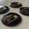 original.jpeg 4 pcs (Set) 65mm - 2.56inch Black F1 Racing Wheel Center Hub Caps Stickers