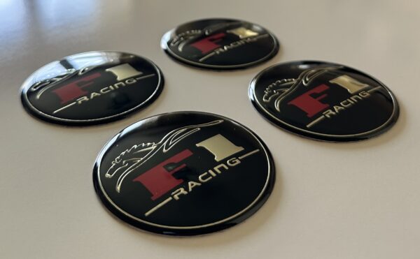original.jpeg 4 pcs (Set) 65mm - 2.56inch Black F1 Racing Wheel Center Hub Caps Stickers
