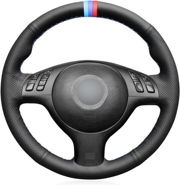 original.jpeg Breathable Customized Hand-Stitch Car Steering Wheel Cover for BMW 3 Series E46 E46/ 5 2004-2005/5 E39 2002-2003 / M3 2001-2006 M5 2000-2003 Made of Real Leather