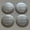 original.jpeg 4 pcs (Set) 56mm - 2.20inch Silver Volvo Wheel Center Hub Caps Stickers