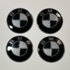 original.jpeg 4 pcs (Set) 65mm - 2.56inch Carbon Black & White BMW Wheel Center Hub Caps Stickers