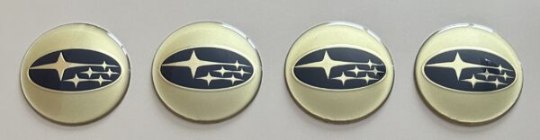 original.jpeg 4 pcs (Set) 65mm - 2.56inch Silver Subaru Wheel Center Hub Caps Stickers