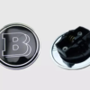 1 pcs Black Brabus Front Hood Bonnet Emblem Badge [A0008171701]