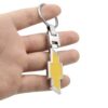 original.jpeg 1 pcs High Quality Yellow Chevrolet Metal Keychain