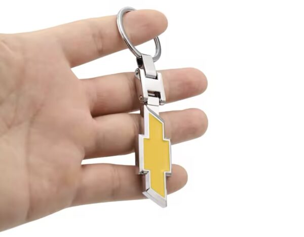 original.jpeg 1 pcs High Quality Yellow Chevrolet Metal Keychain