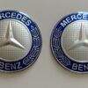 original.jpeg 4 pcs (Set) 65mm - 2.56inch Silver & Blue Mercedes Benz Wheel Center Hub Caps Stickers