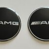 original.jpeg 4 pcs (Set) 65mm - 2.56inch Black AMG Wheel Center Hub Caps Stickers
