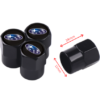 original.png 4 pcs (Set) Black Subaru Tire Valve Dust Caps
