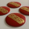 original.jpeg 4 pcs (Set) 56mm - 2.20inch Red & Gold BBS Wheel Center Hub Caps Stickers