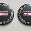 original.jpeg 4 pcs (Set) 56mm - 2.20inch Black Toyota TRD Wheel Center Hub Caps Stickers