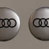 original.jpeg 4 pcs (Set) 56mm - 2.20inch Glossy Silver Audi Wheel Center Hub Caps Stickers