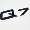 original.png 1 pcs Glossy Black Audi Q7 Emblem Sticker