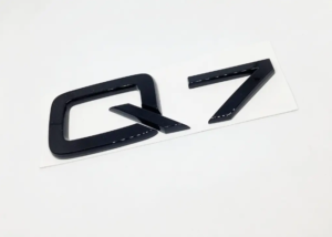 original.png 1 pcs Glossy Black Audi Q7 Emblem Sticker
