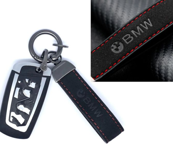 original.png 1 pcs High Quality Alcantara BMW Keychain