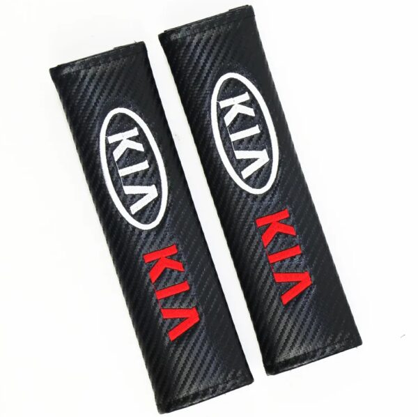 2 pcs KIA Car Styling Safety Belt Cover Protection Shoulder Pad Cushion Harness Pad (1)