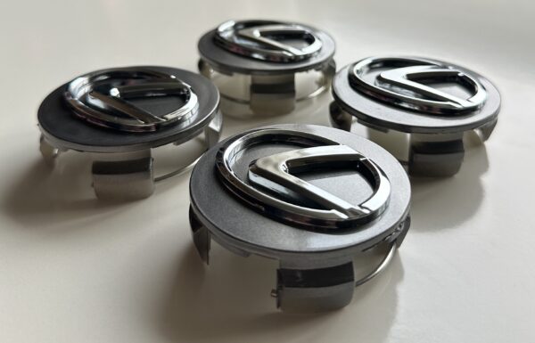4 pcs (Set) 62mm - 2.44inch Gray Lexus Wheel Center Hub Caps