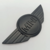 original.png 1 pcs Black Matte 3D Mini Cooper Metal Emblem Sticker for Hood & Trunk