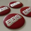 original.jpeg 4 pcs (Set) 56mm - 2.20inch Red & Silver BBS Wheel Center Hub Caps Stickers
