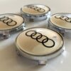 original.jpeg 4 pcs (Set) 68mm - 2.68inch Silver Audi Wheel Center Hub Caps