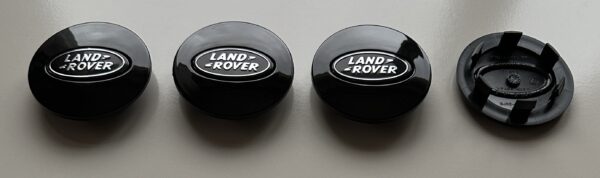original.jpeg 4 pcs (Set) 63mm - 2.48inch Black Land Rover Wheel Center Hub Caps
